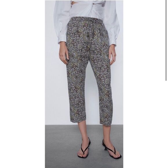 Zara Printed Trousers XS - Picture 1 of 11